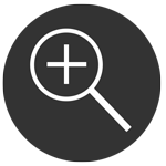 Icon für das Vergrößern der Ansicht
